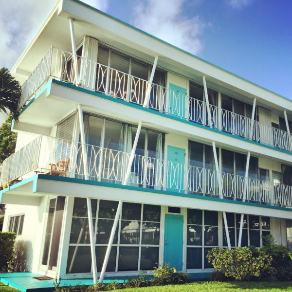 modern apartment complex