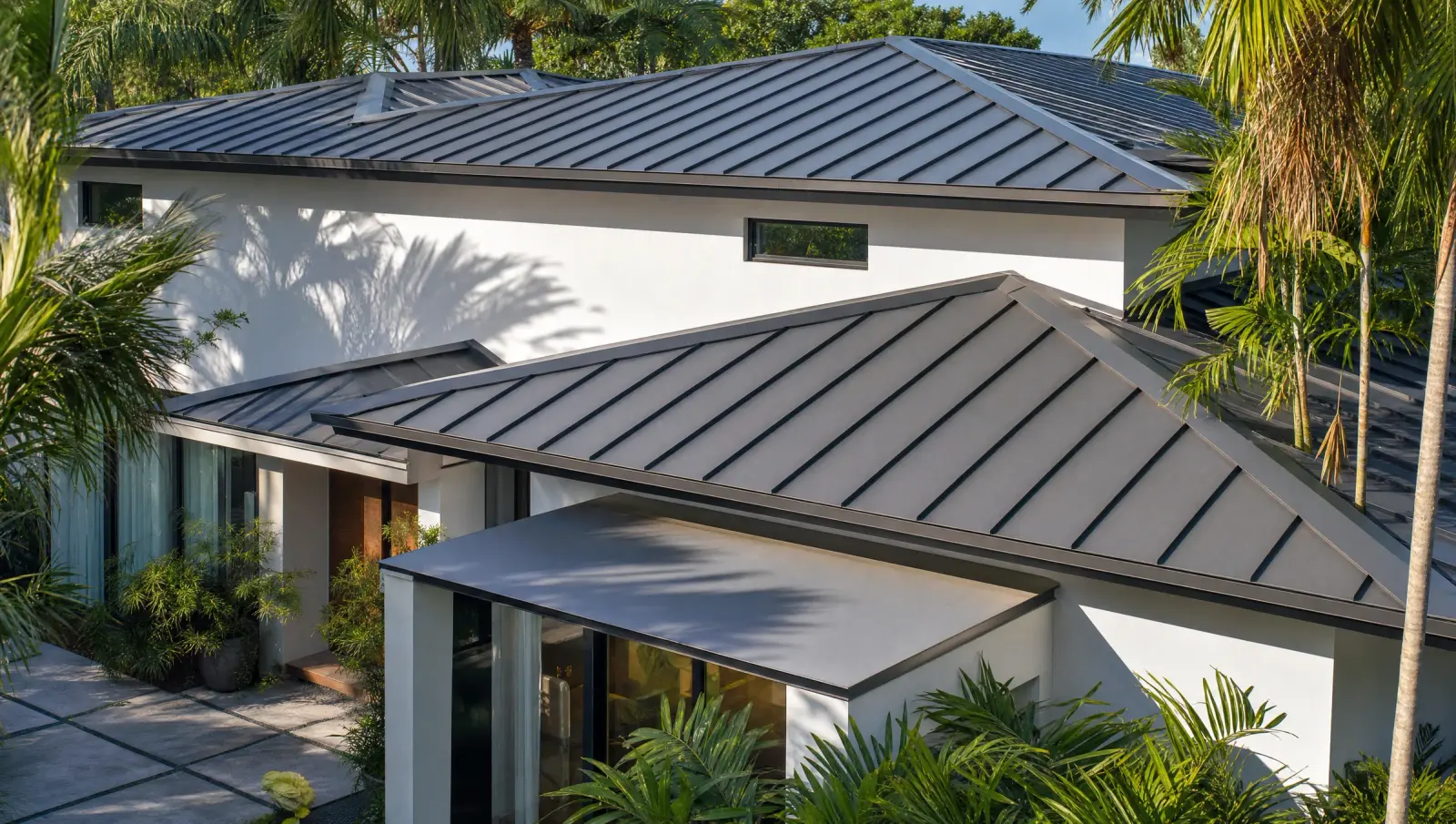 Aluminum roofing by Istueta, representative project