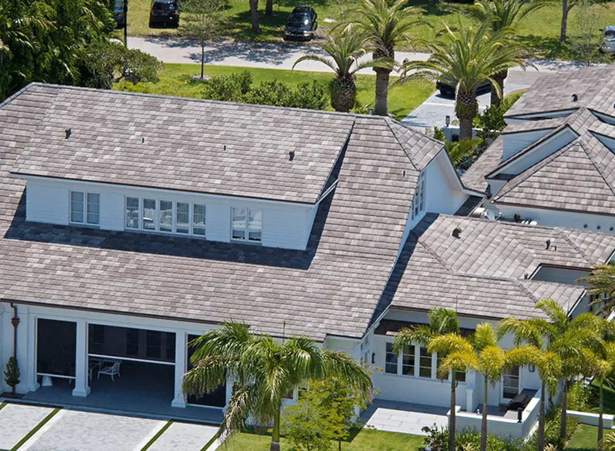 Shake Tile Roof from the Ludowici clay tile collection