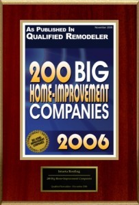 Istueta Roofing 200 Big Home-Improvement Companies 2006