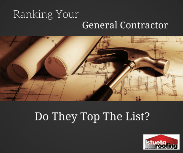 Istueta Roofing General Contractor Rankings