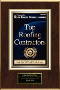 Istueta Roofing Top Roofing Contractors 2013